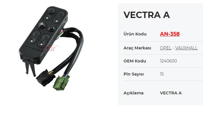 KRAWAN358-Cam Anahtarları