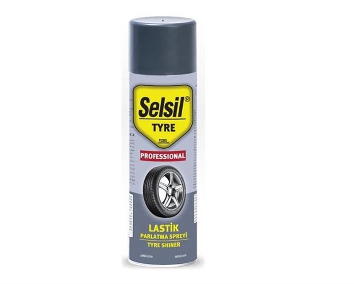 Lastik Parlatıcı Sprey 500Ml Selsil | Selsil Tas018
