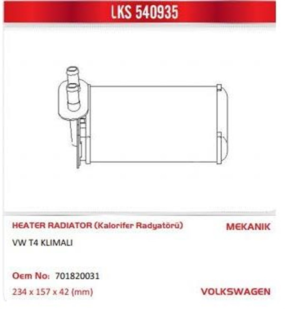 LKS540935-Kalorifer Radyatörü