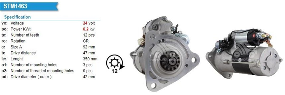 MAHLEMS754-Marş Motoru - Marş Dinamosu
