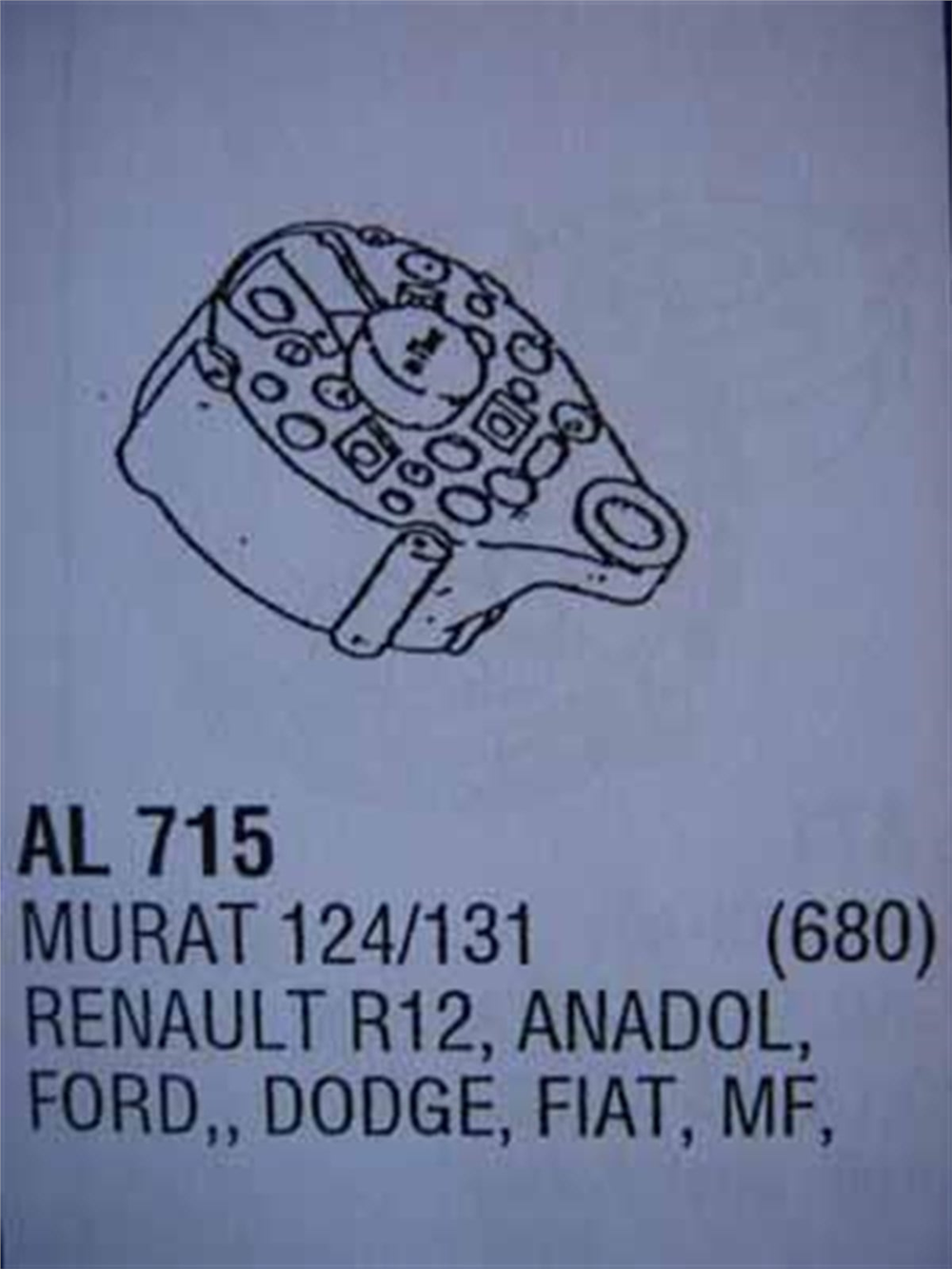 MAKO74963680-Alternatör Arka Kapak