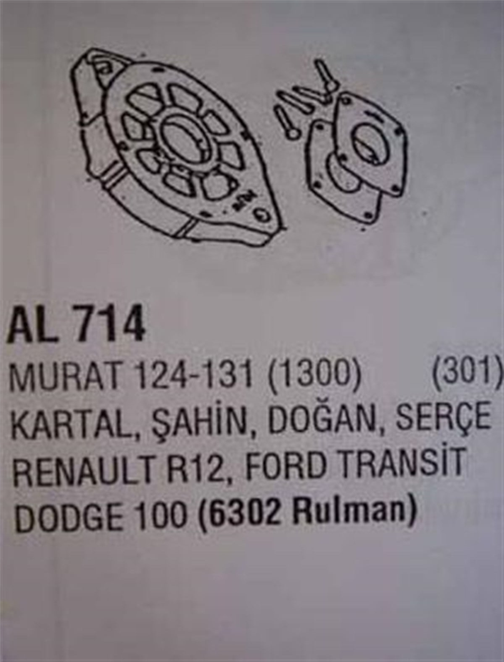 MAKO74991301-Alternatör Ön Kapak