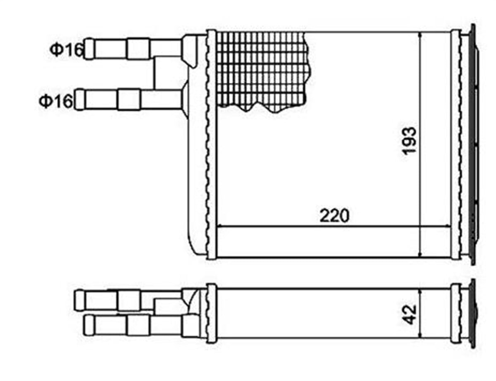 MARELLI359000300100-Kalorifer Radyatörü