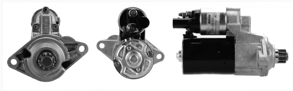 Marş Motoru 12V 10Diş (Revizyon) (Ccw) Ters Audi A3 S3 Tt Tfsı Seat Skoda Volkswagen Vw Eos Golf Jetta Scır