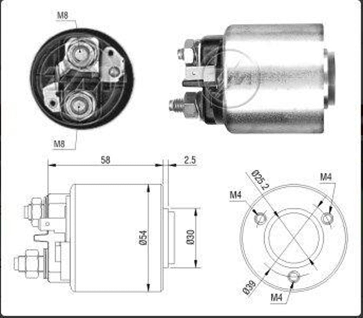 Marş Otomatiği 12V Peugeot Cıtroen Valeo Tip