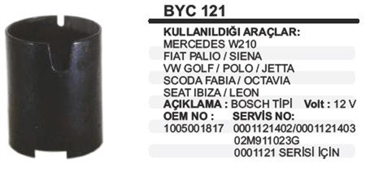 Marş Yastığı 12V Palio Siena Merc Mıkn 70 88