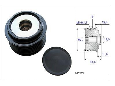 MARTEKKSN91324-Alternatör Kasnağı