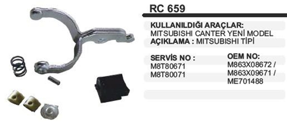 MARTEKRC659-Marş Çatalı