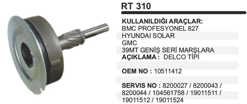 MARTEKRT310-Marş Rediktörü