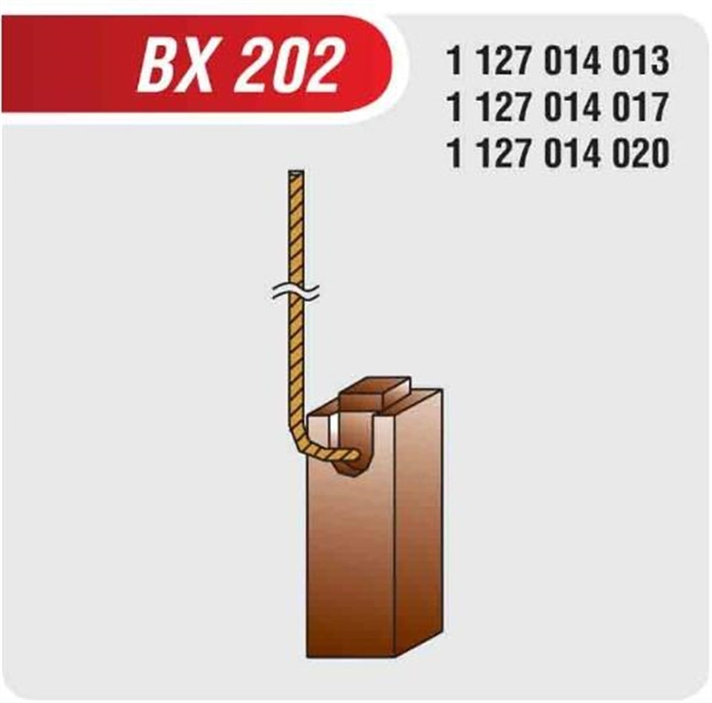 MEGABX202-Alternatör Kömürü