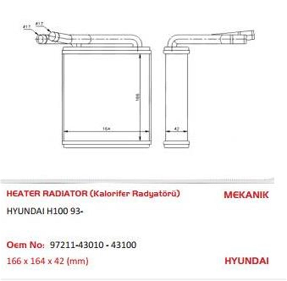 ORISKHY005042-Kalorifer Radyatörü
