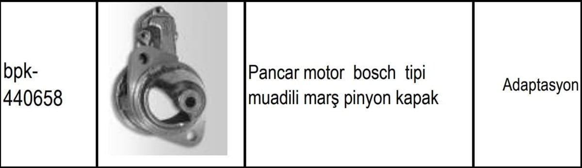 Pinyon Kapağı Bosch Tip Küçük Pancar Em   00440658