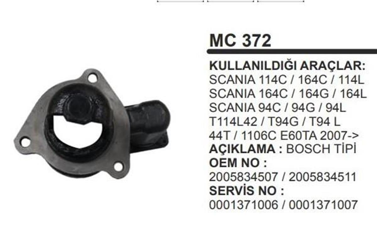Pinyon Kapağı Scanıa 124 164 T144 K124 96 | Remark Mc372