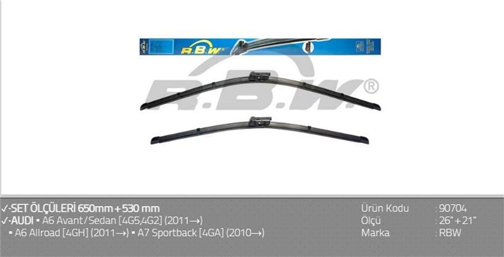 RBW90704-Araca Özel Silecekler