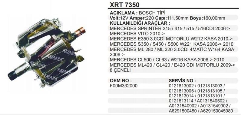 REMARKXRT7350-Rotor