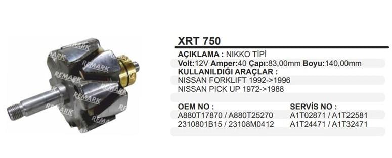 REMARKXRT750-Rotor