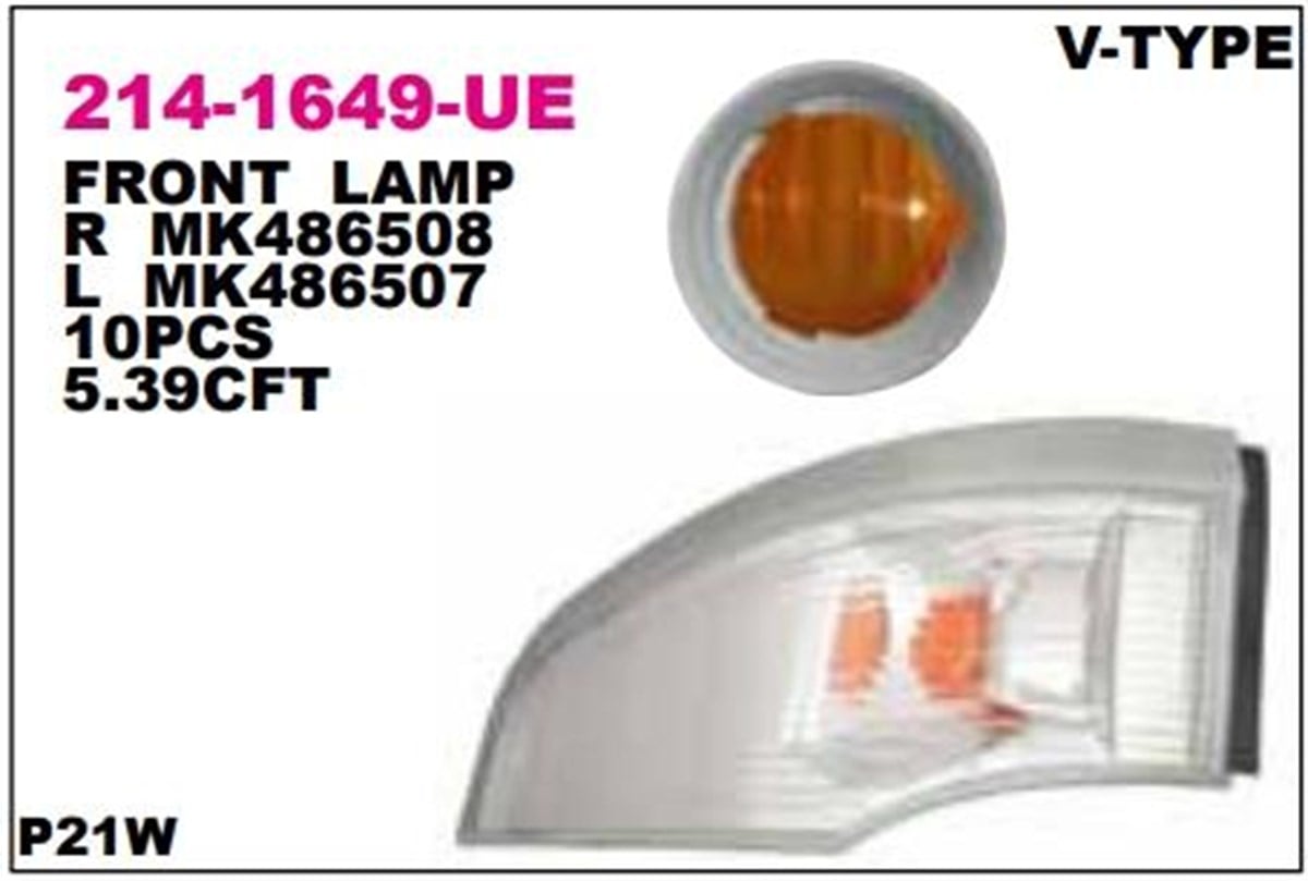 SİNYAL LAMBASI FAR ÜST FUSO CANTER SAĞ/05-