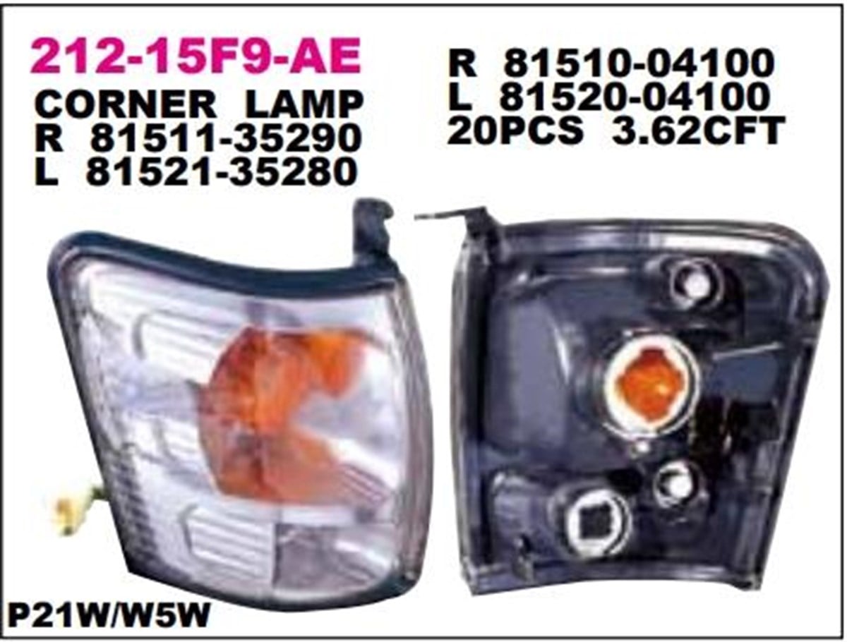 SİNYAL LAMBASI HILUX ÖN 01-  SOL LN 145--212-15F9L