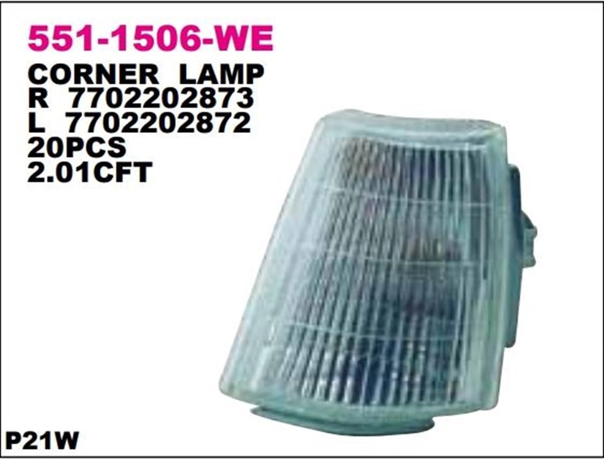 SİNYAL LAMBASI R11 ÖN 90- SOL........551-1506L