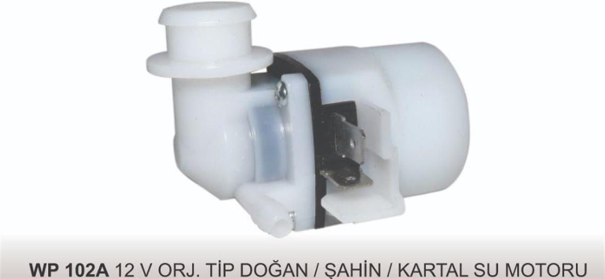Su Fıskiye Motoru 12V Tofaş Dşk Dogan Şahin Kartal Slx Wp102a | | INW016001  | Parcatikla.com