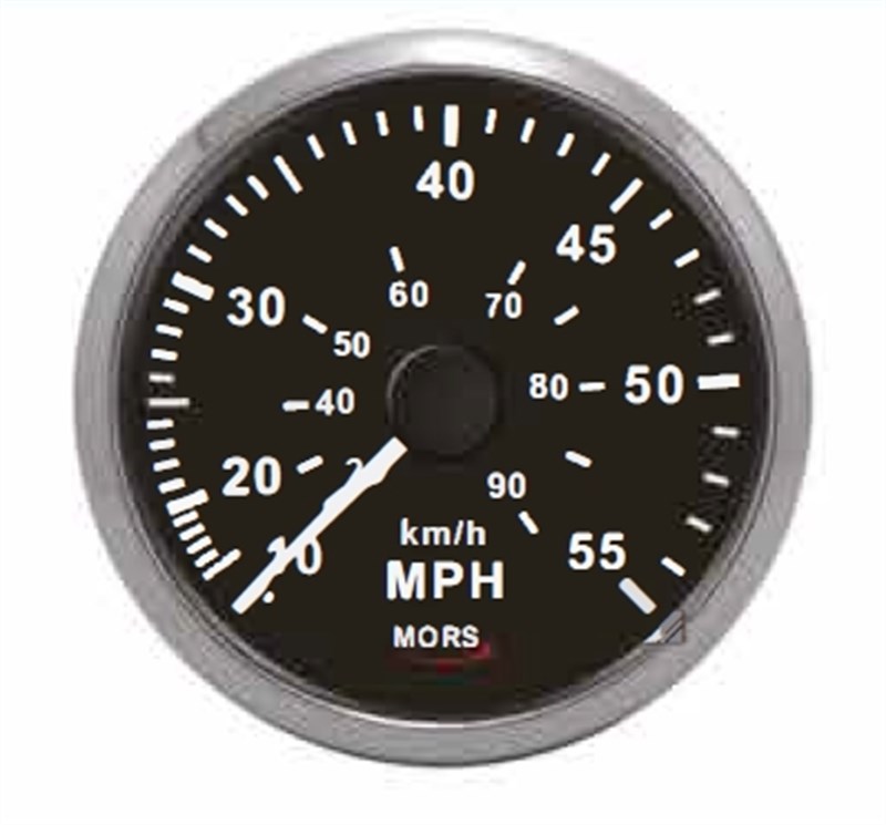 SÜRAT GÖSTERGESİ 55 MPH SİYAH  MORS - SR14886