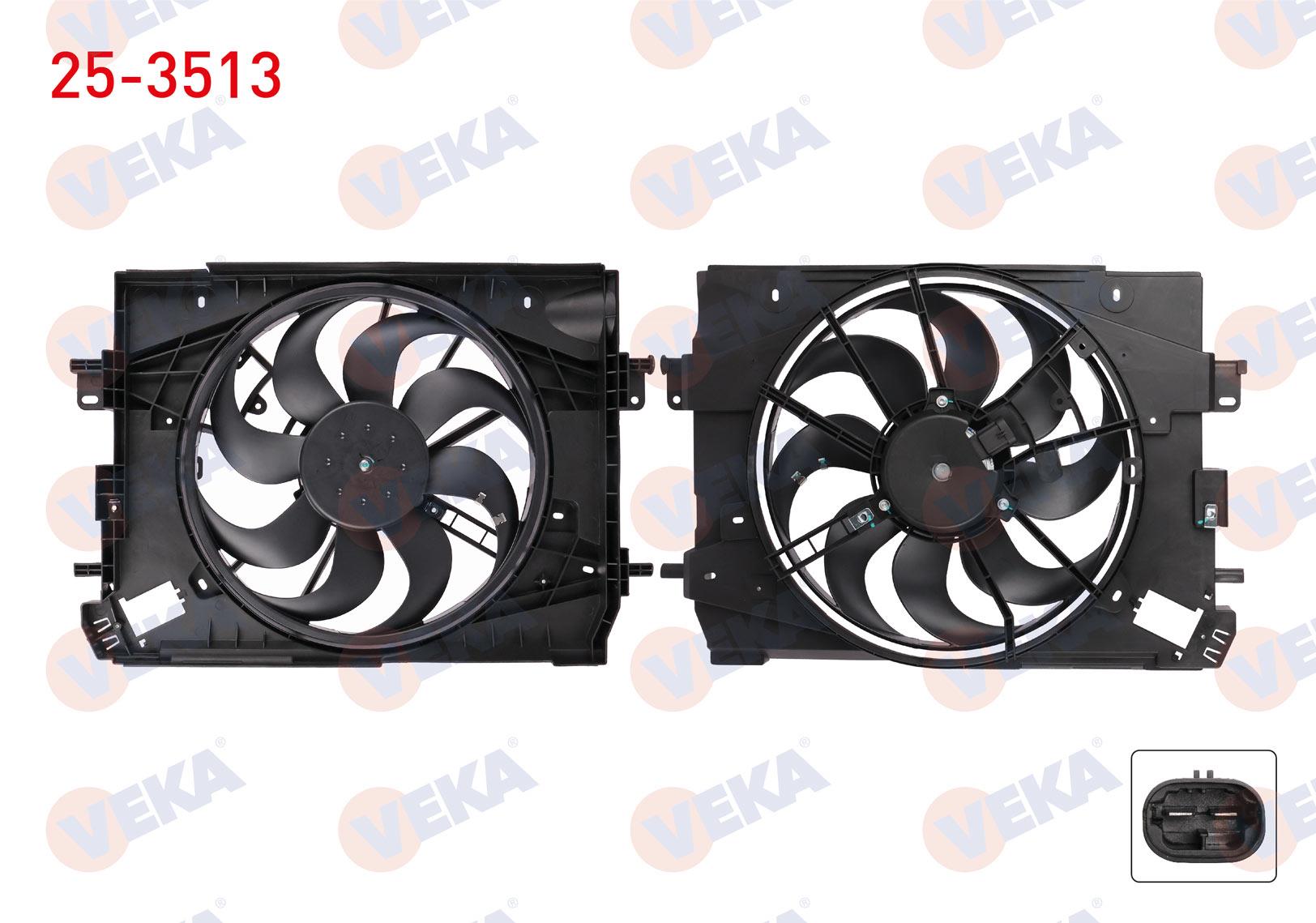 VEKA253513-Fan Motoru