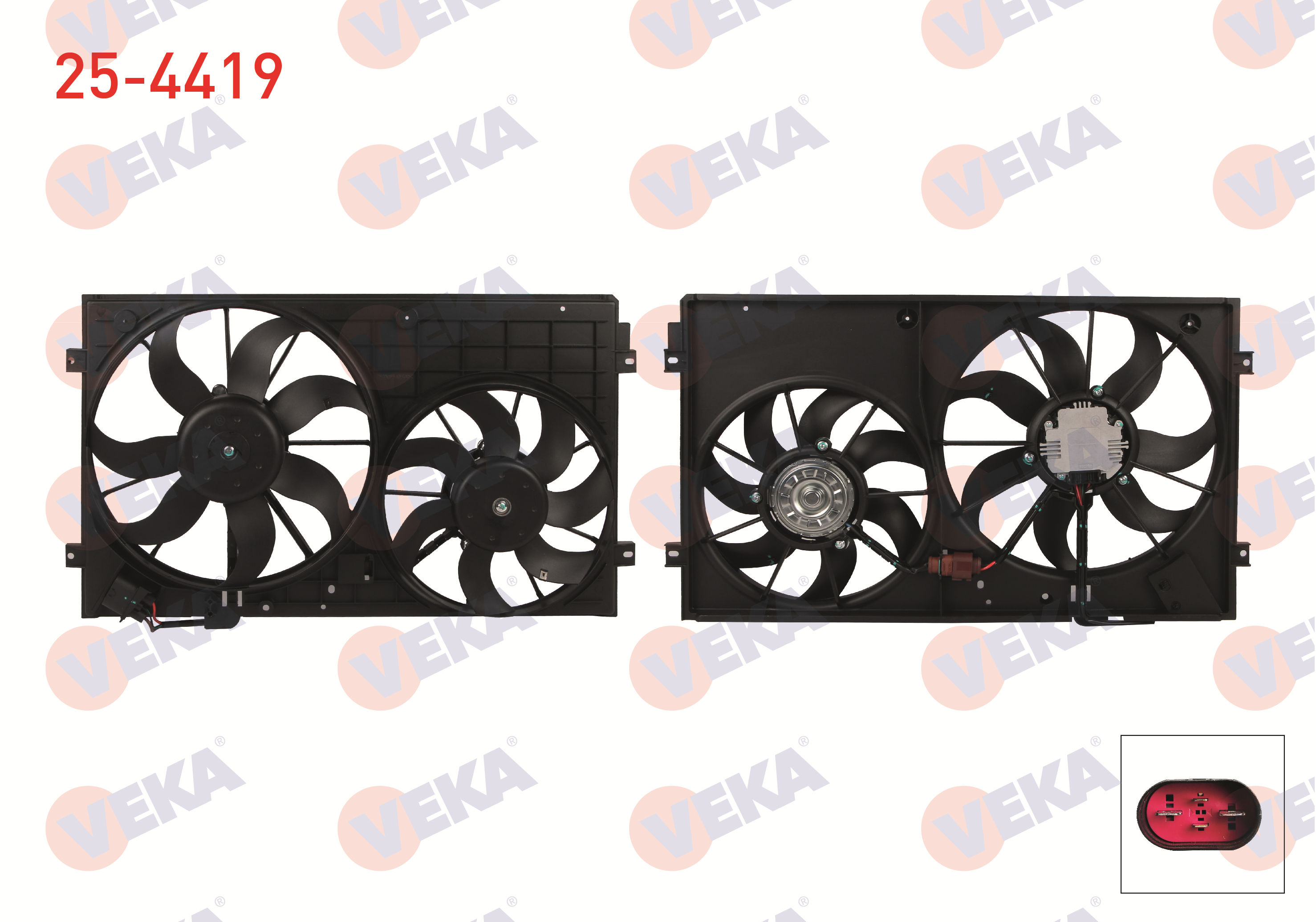 VEKA254419-Fan Motoru