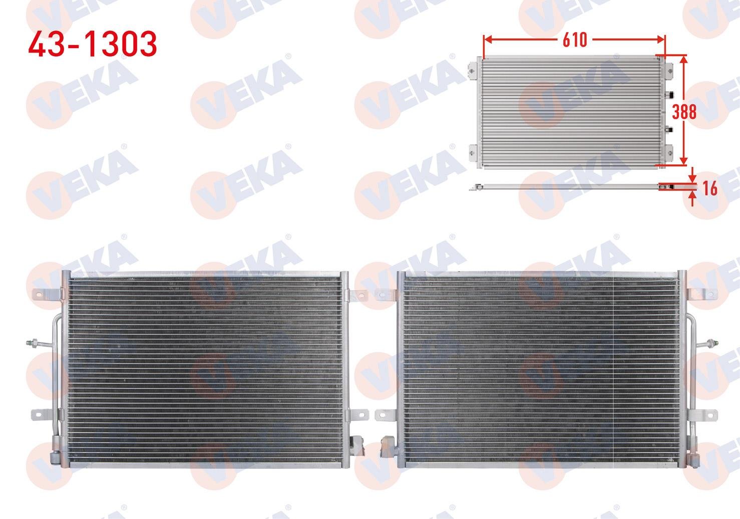 VEKA431303-Klima Radyatörü (Kondenser)