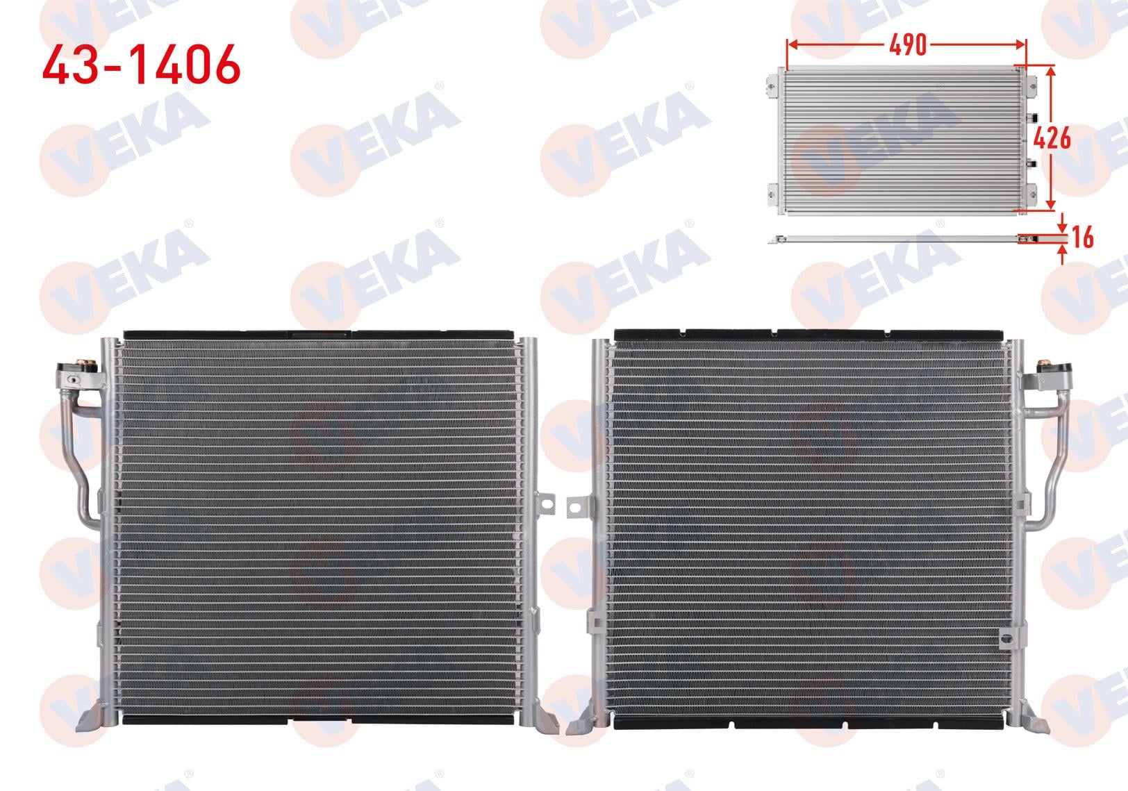 VEKA431406-Klima Radyatörü (Kondenser)