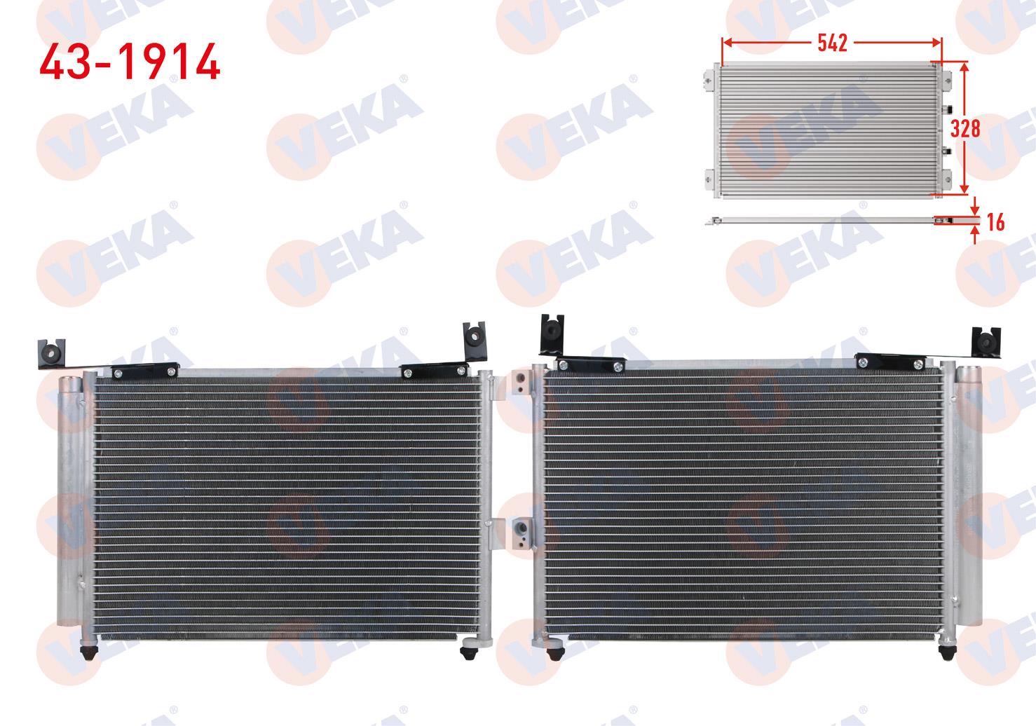 VEKA431914-Klima Radyatörü (Kondenser)