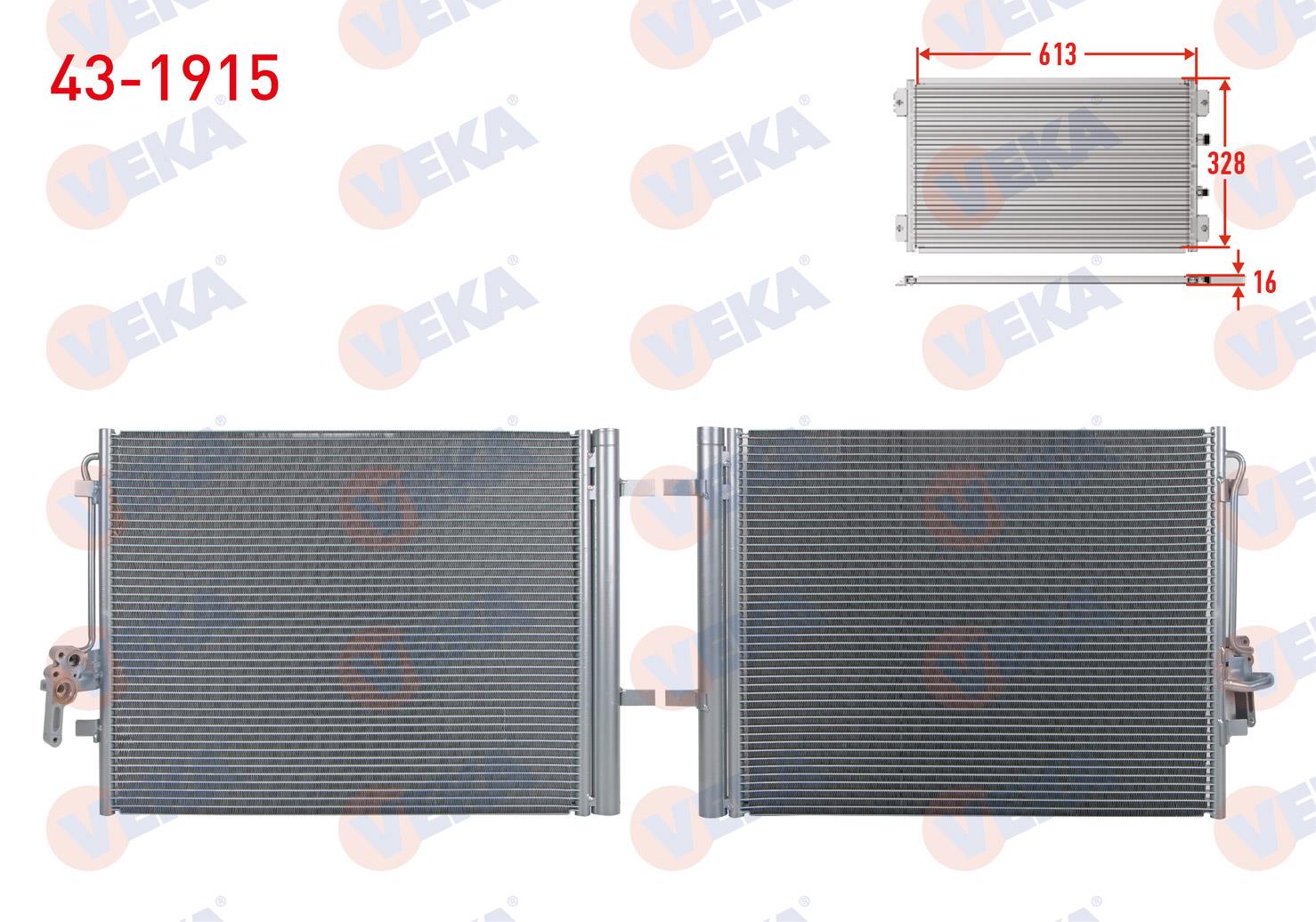 VEKA431915-Klima Radyatörü (Kondenser)