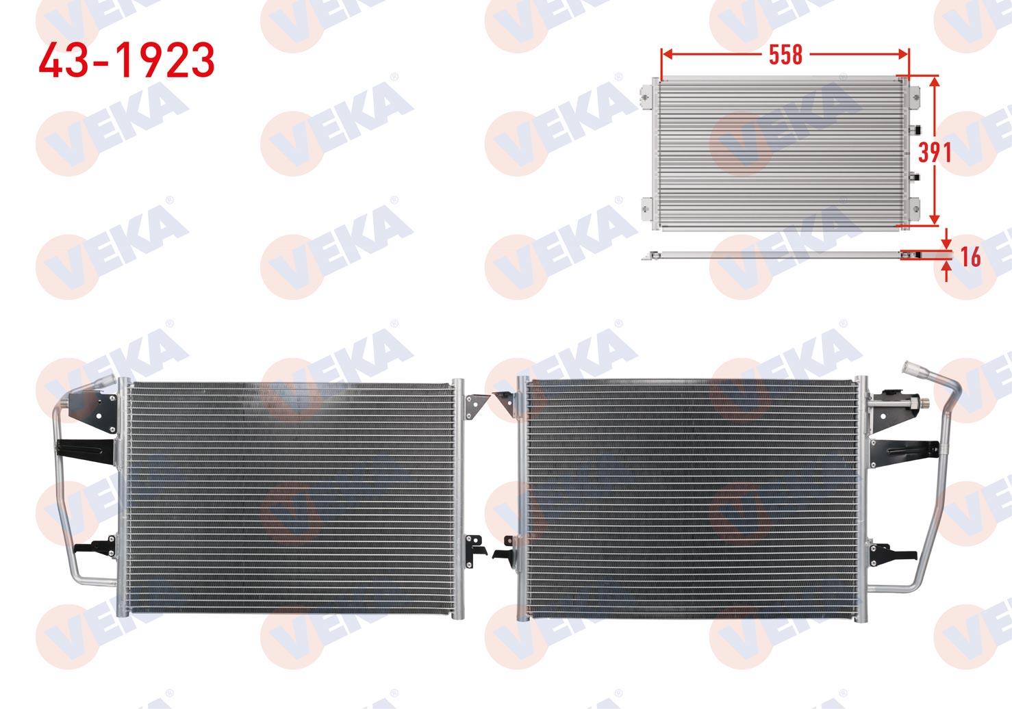 VEKA431923-Klima Radyatörü (Kondenser)