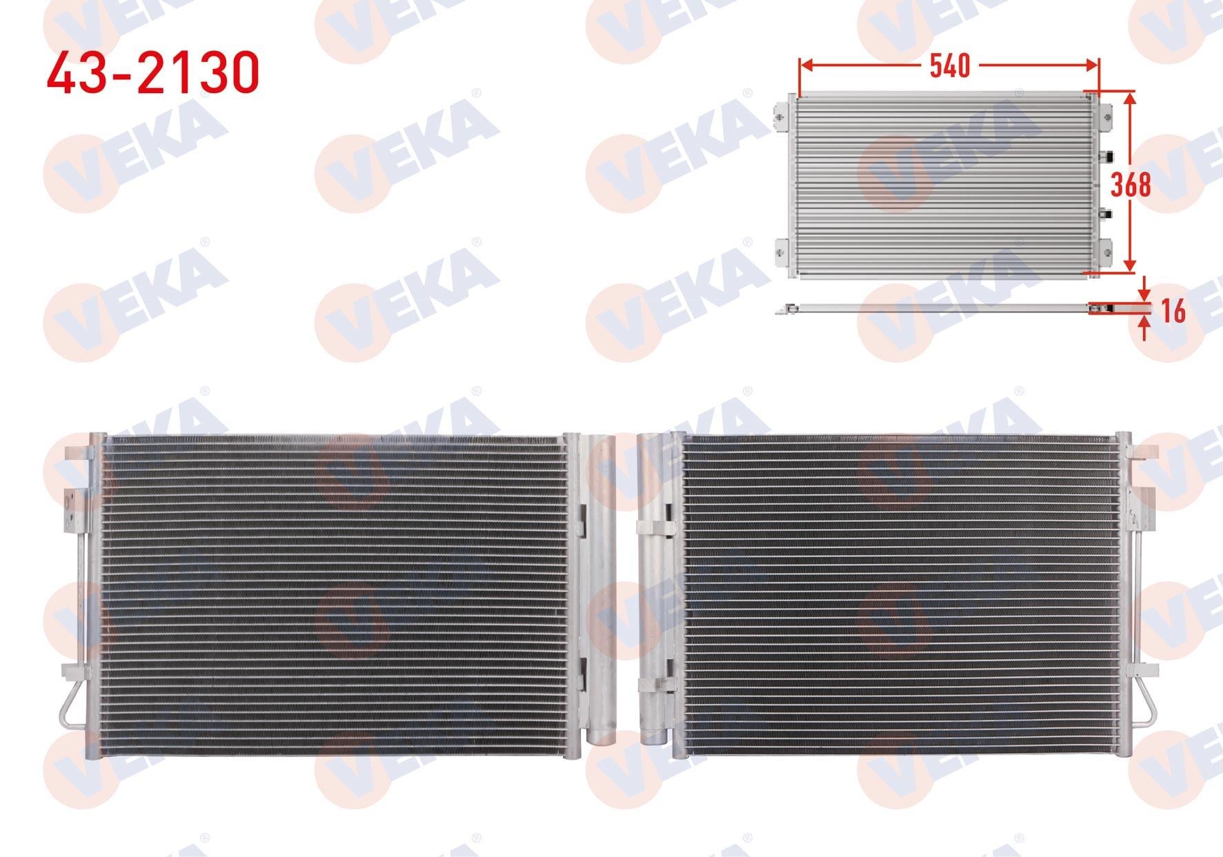 VEKA432130-Klima Radyatörü (Kondenser)