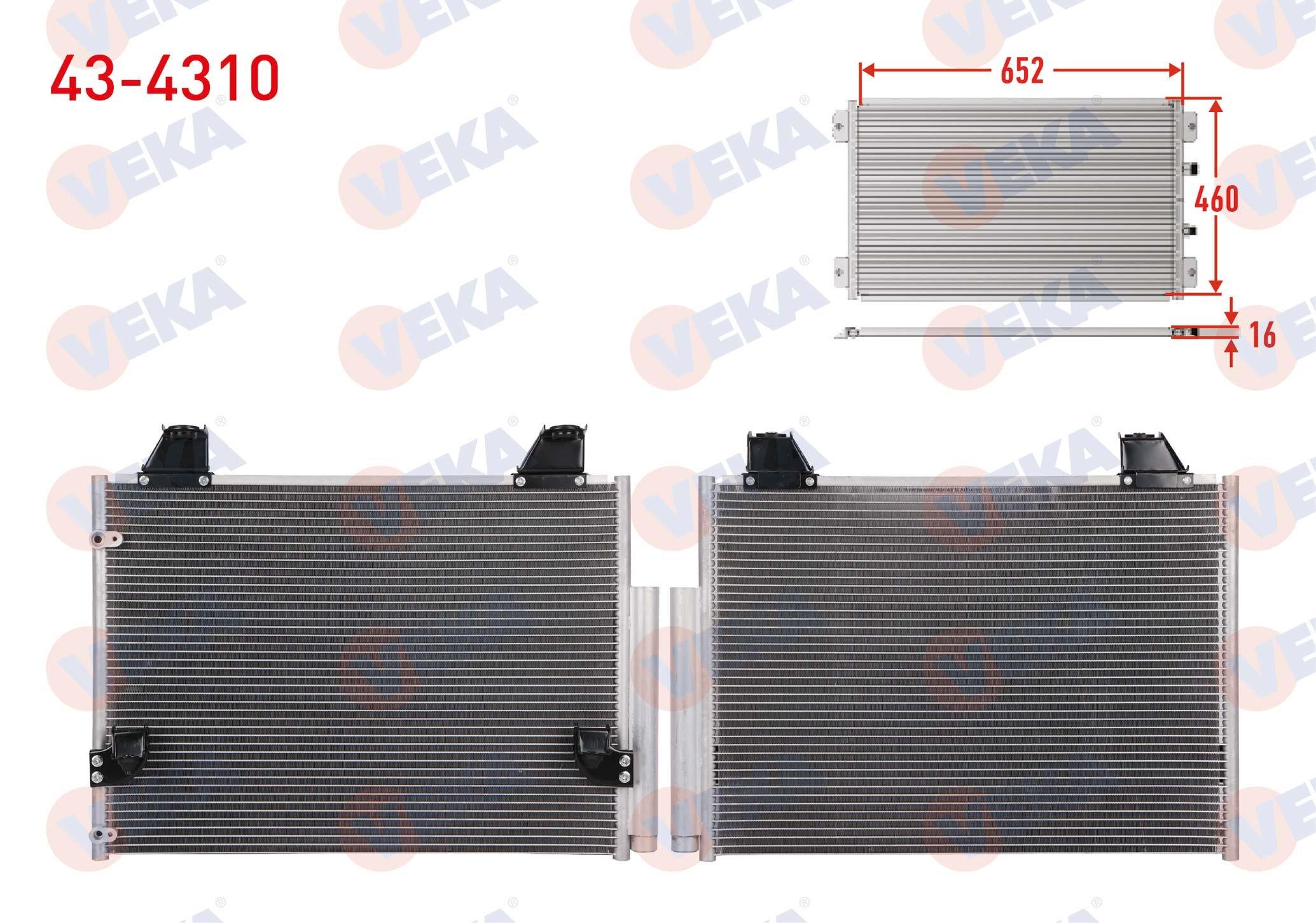 VEKA434310-Klima Radyatörü (Kondenser)
