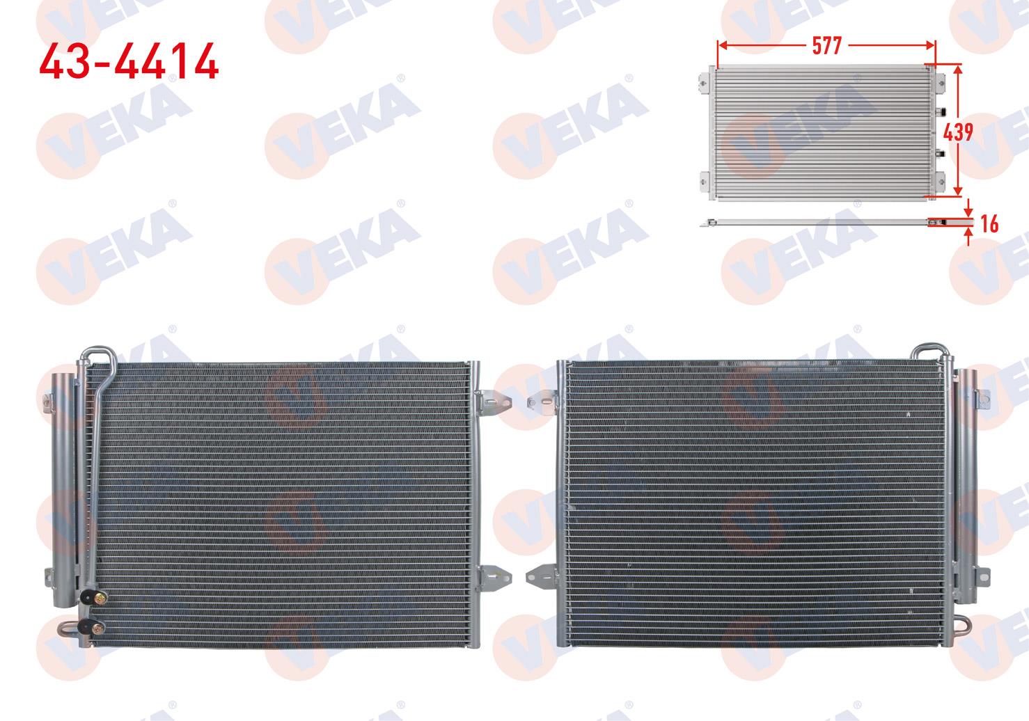 VEKA434414-Klima Radyatörü (Kondenser)