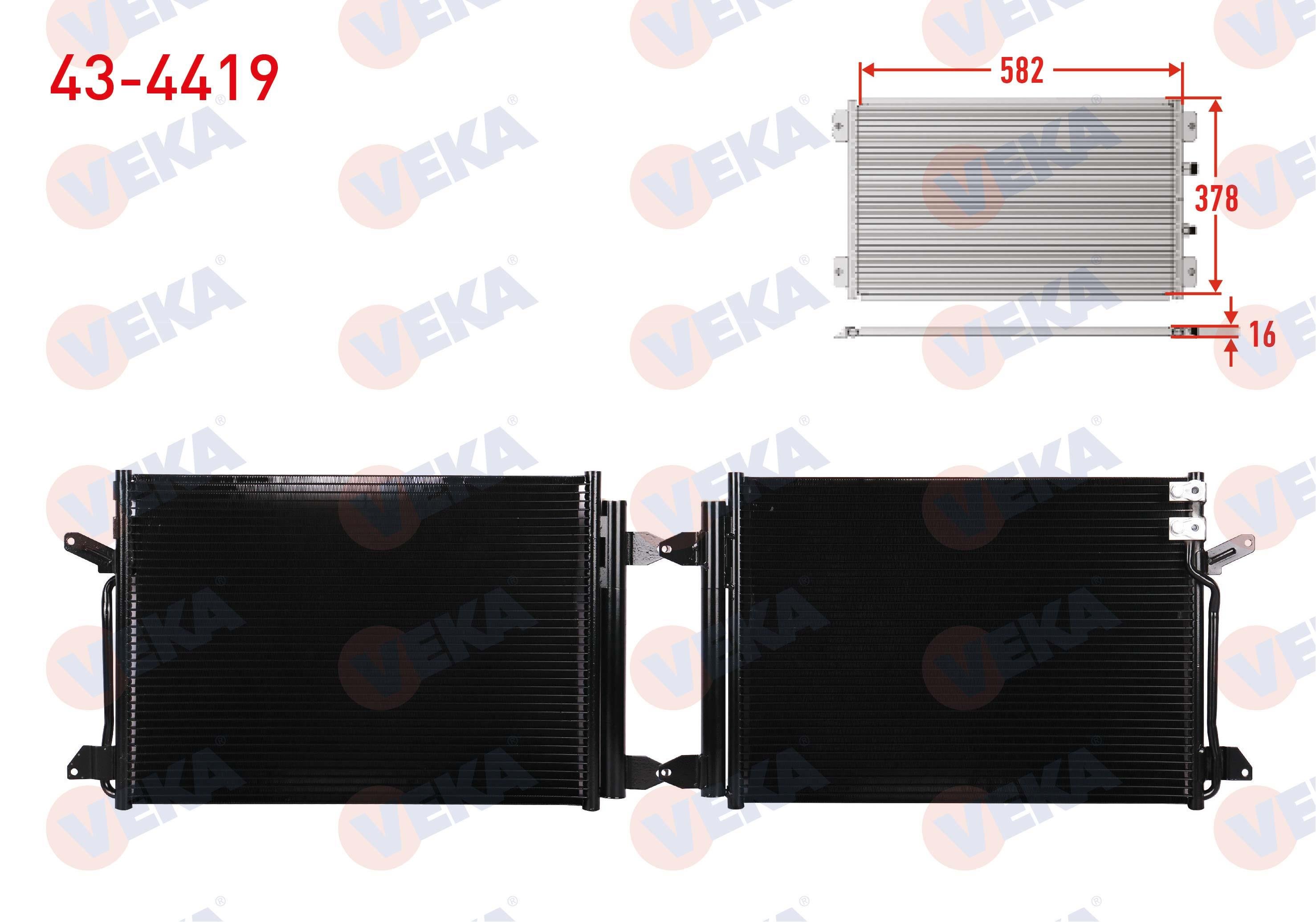 VEKA434419-Klima Radyatörü (Kondenser)