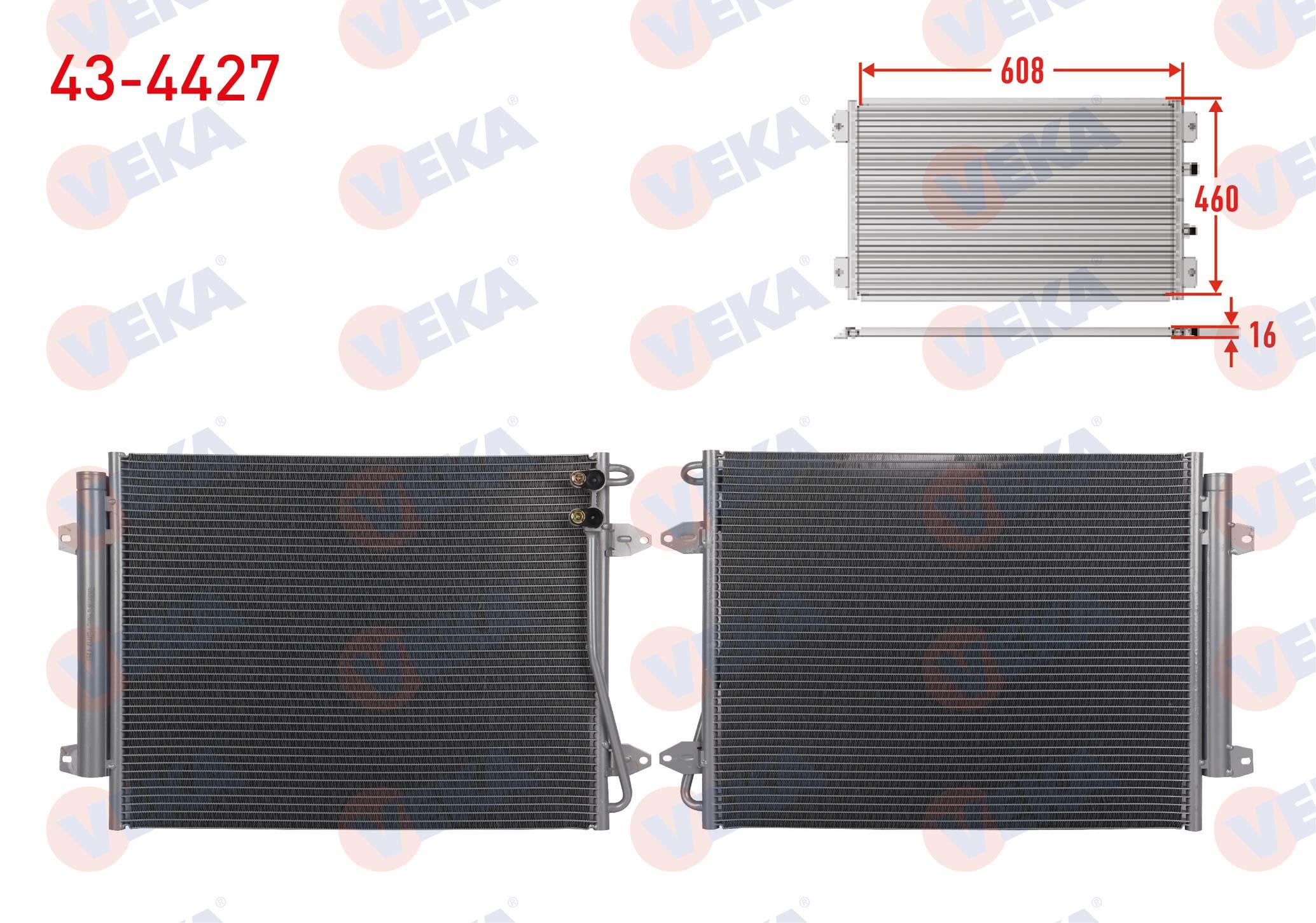 VEKA434427-Klima Radyatörü (Kondenser)