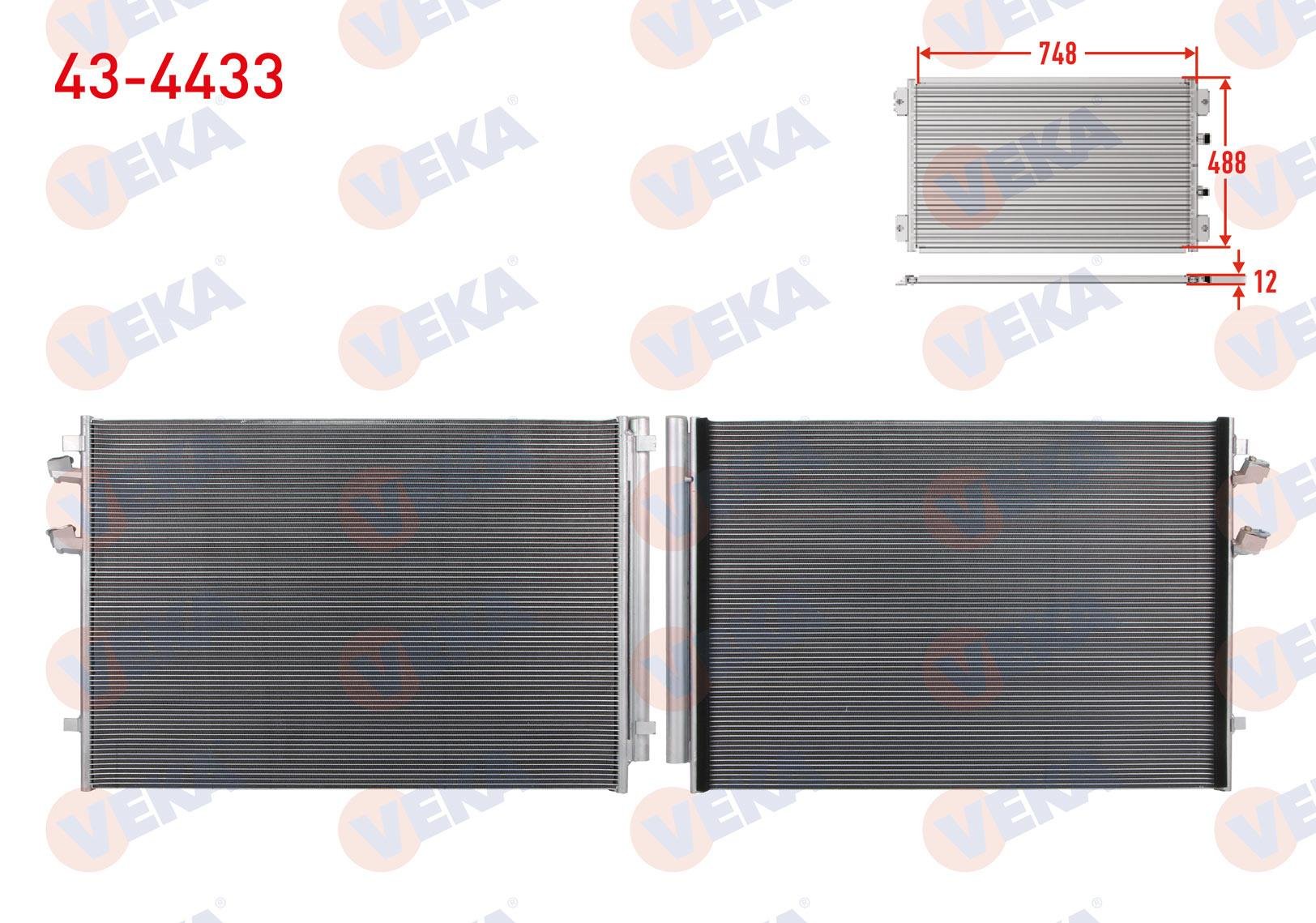 VEKA434433-Klima Radyatörü (Kondenser)