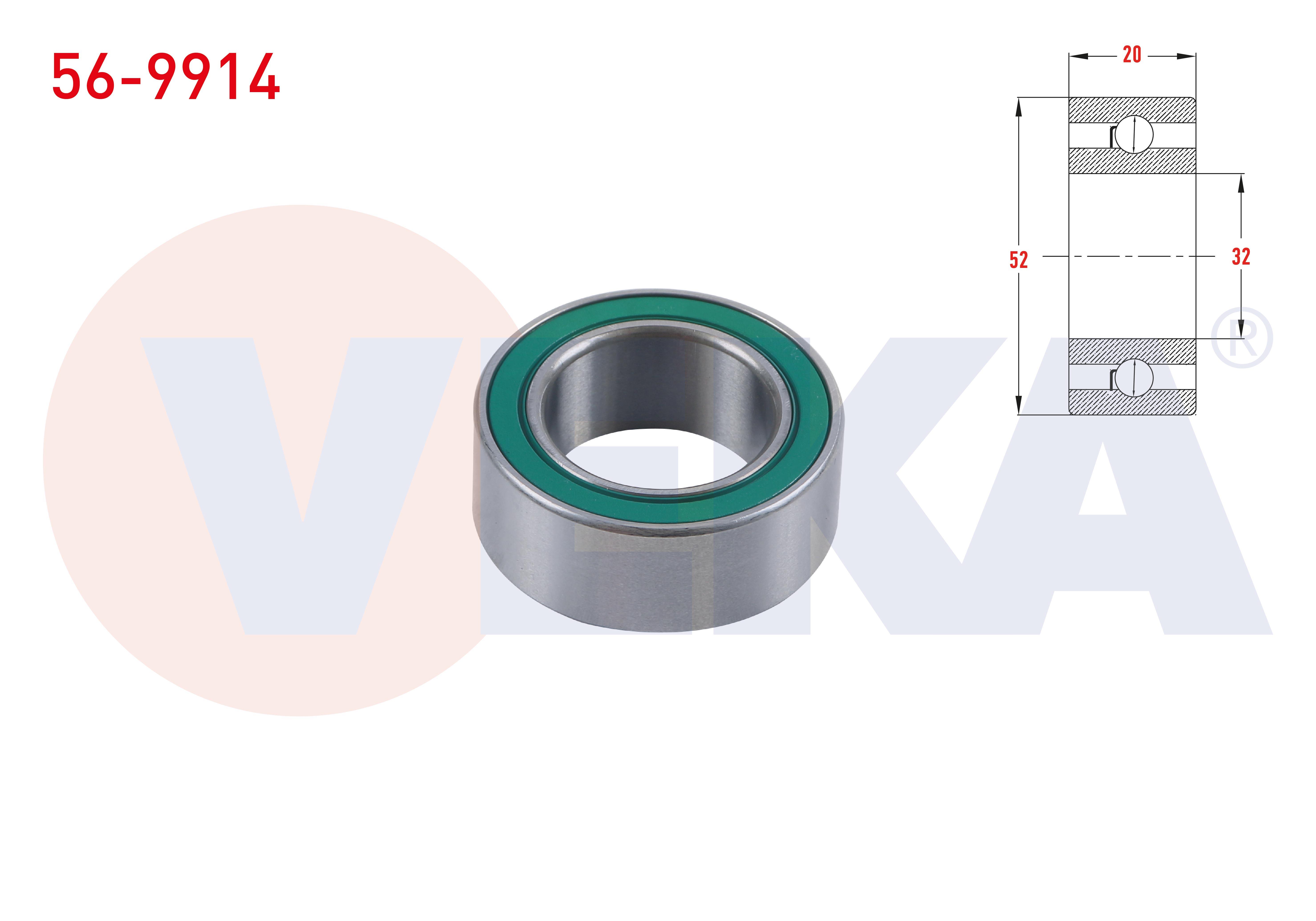VEKA569914-Rulmanlar