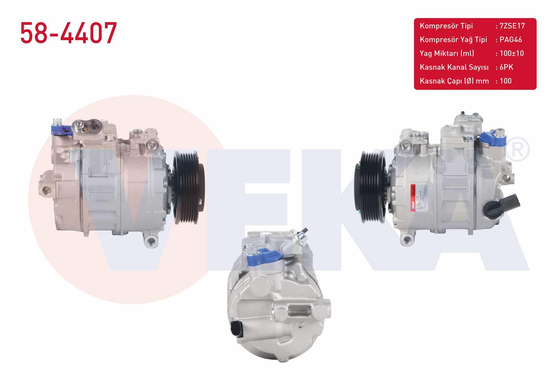 VEKA584407-Klima Kompresörleri