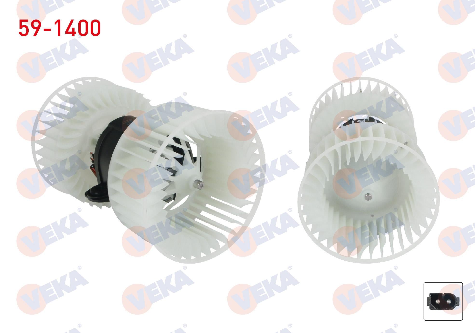 VEKA591400-Kalorifer Motoru