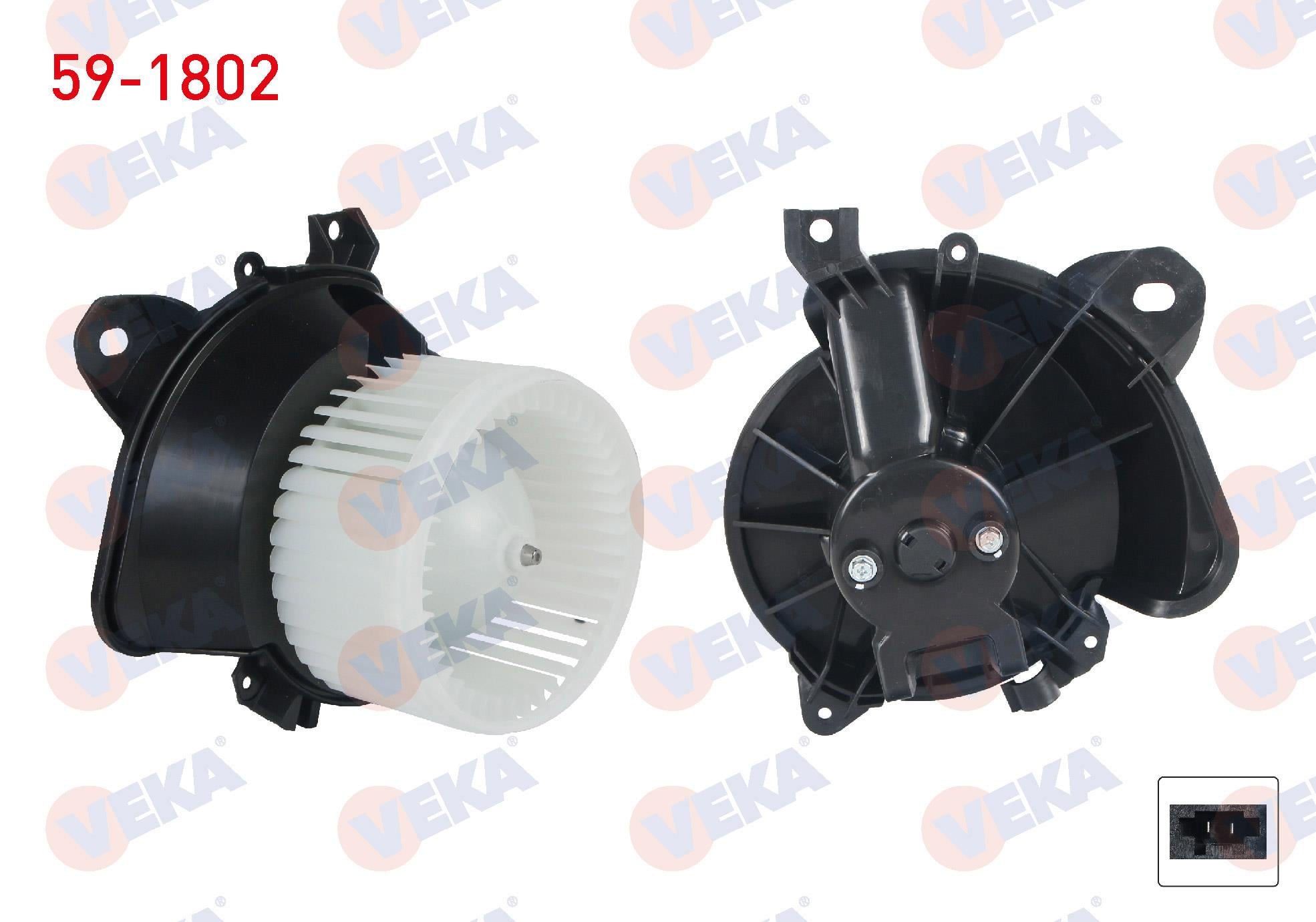 VEKA591802-Kalorifer Motoru