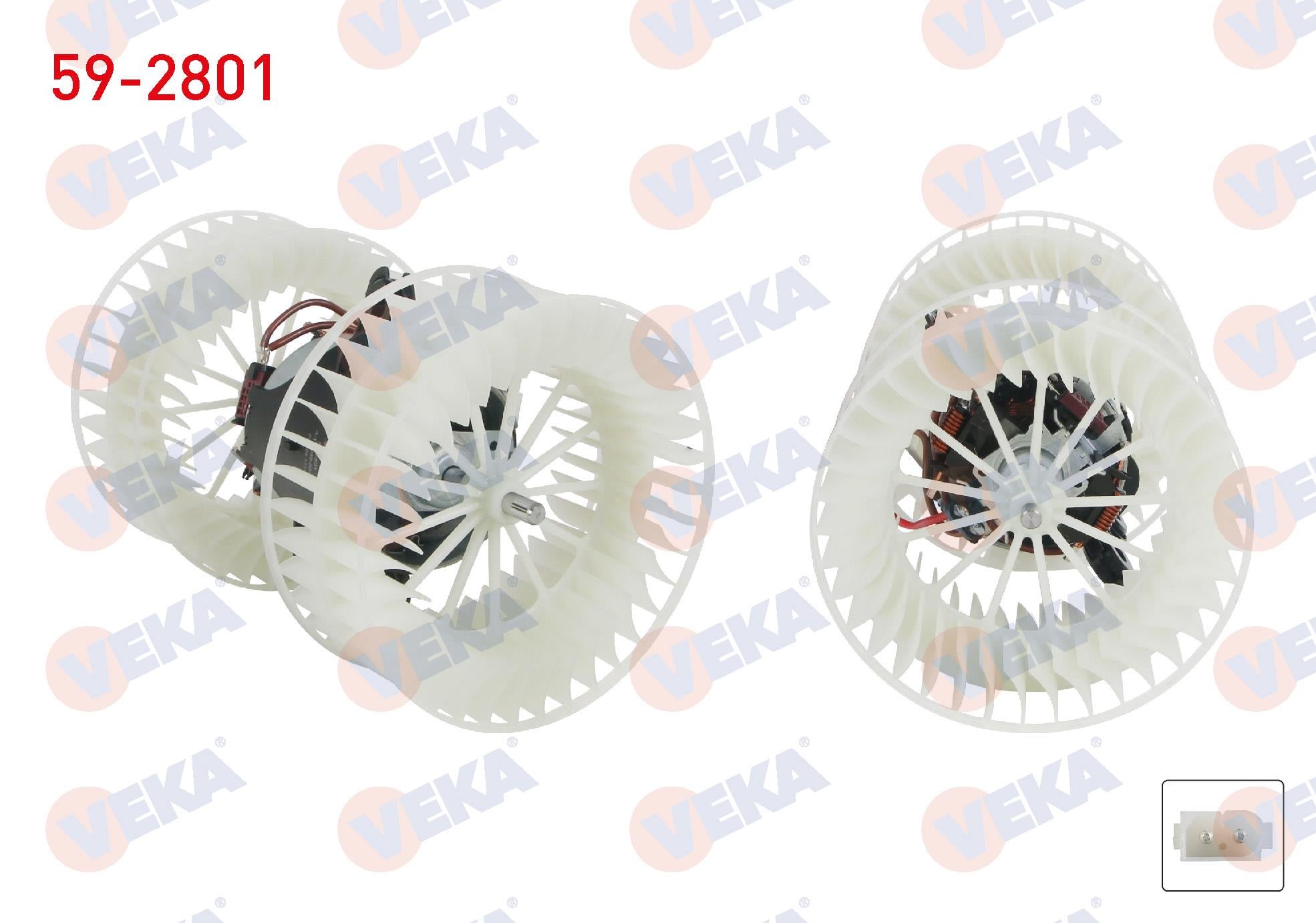 VEKA592801-Kalorifer Motoru