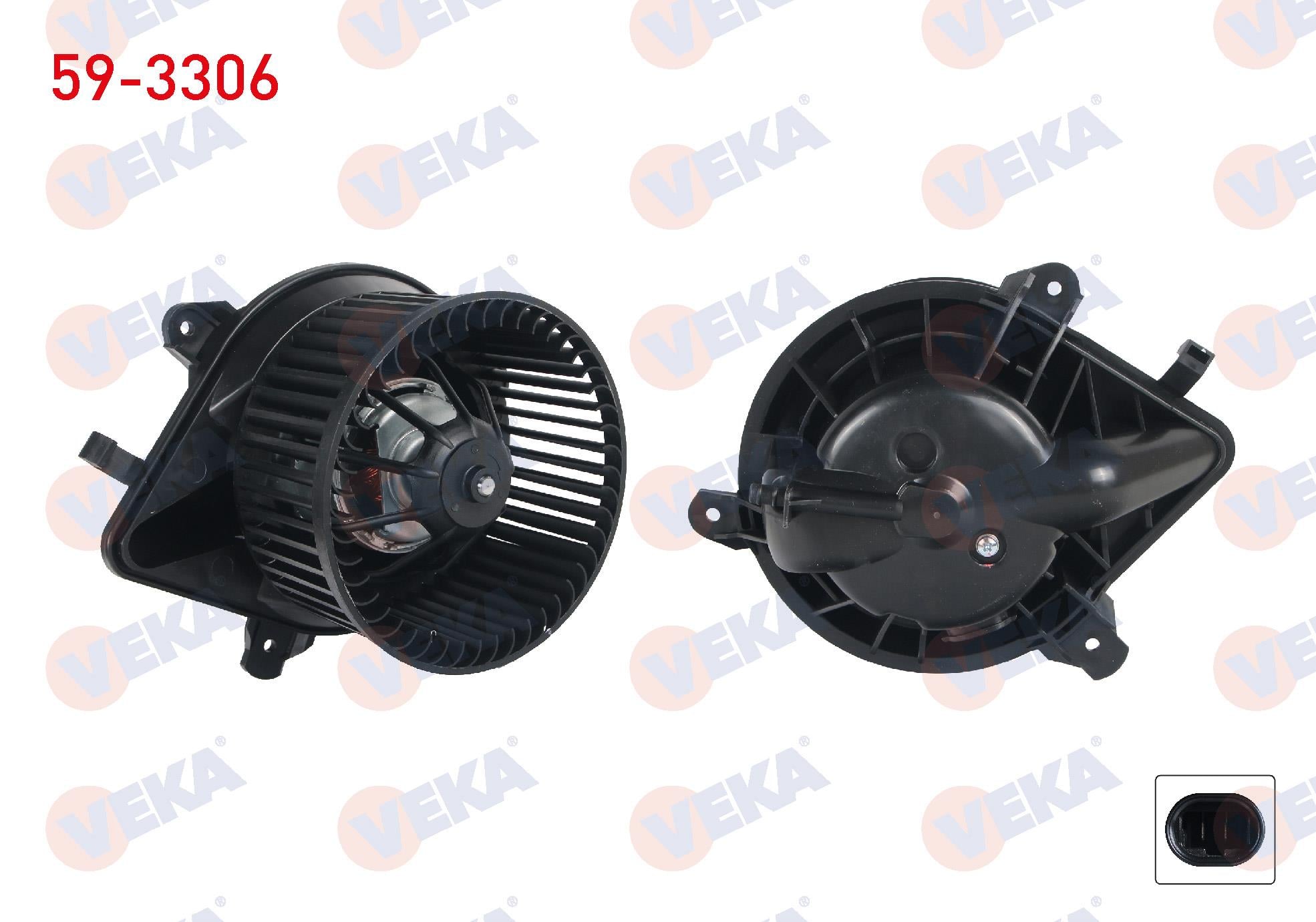 VEKA593306-Kalorifer Motoru