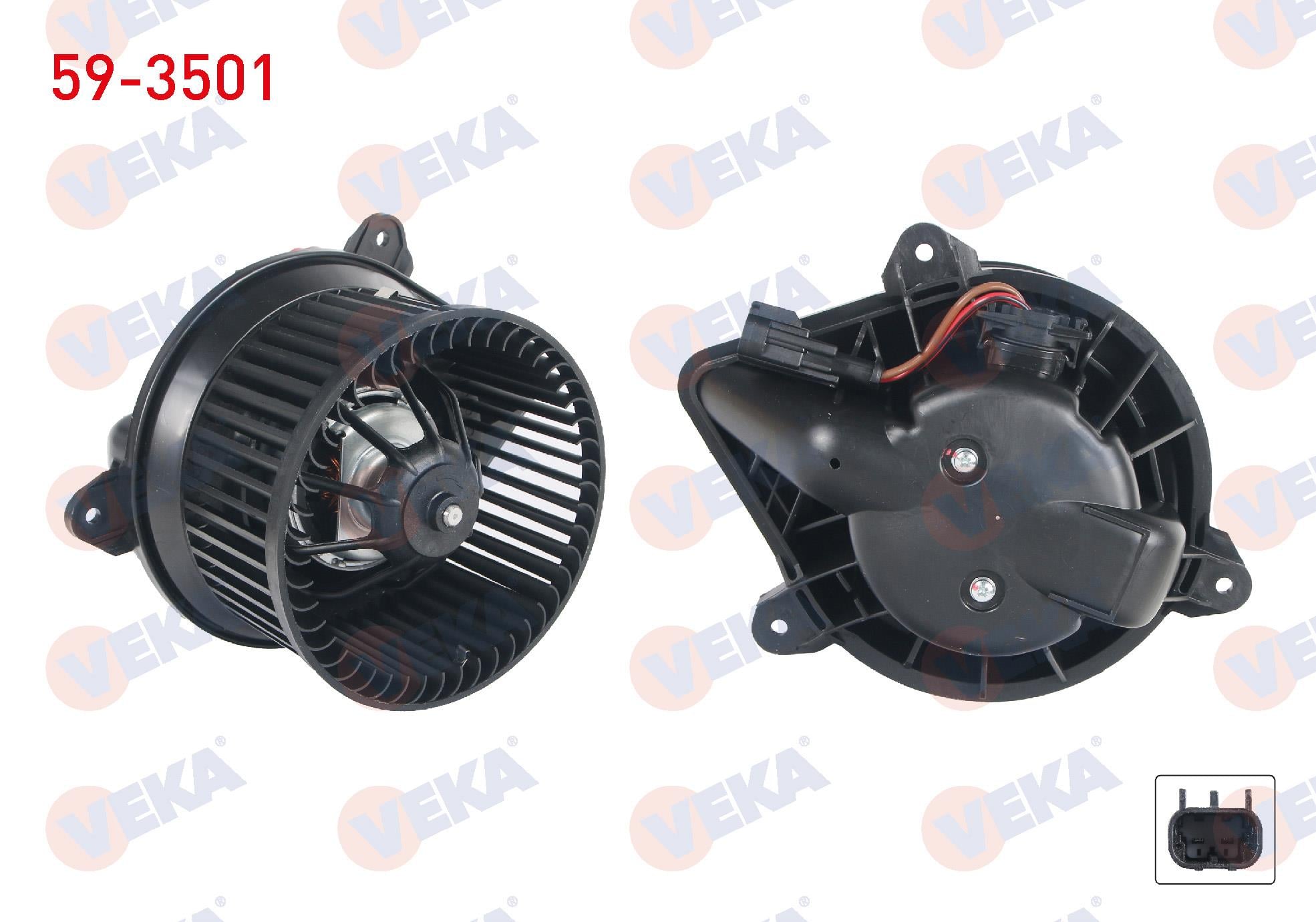 VEKA593501-Kalorifer Motoru