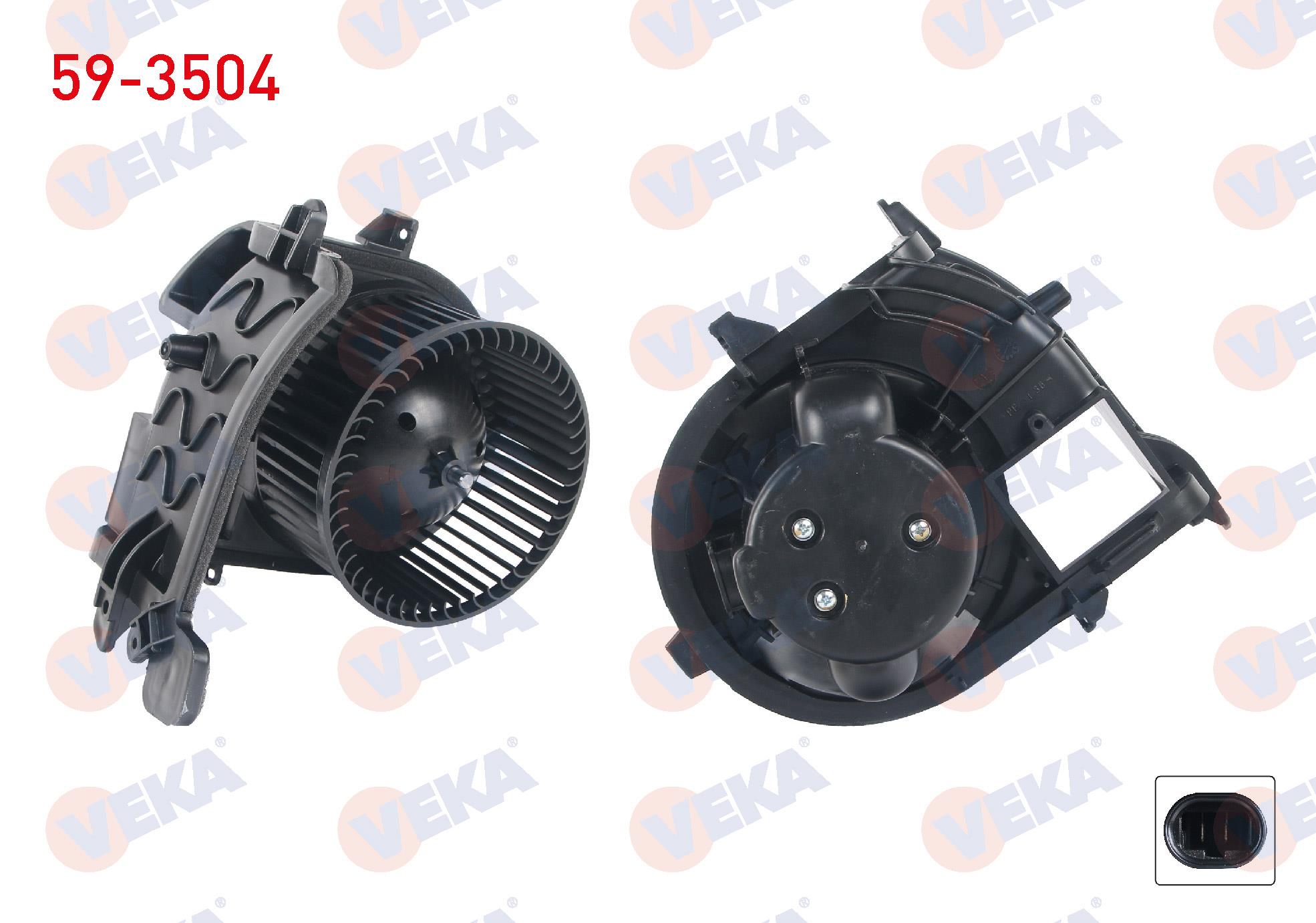 VEKA593504-Kalorifer Motoru