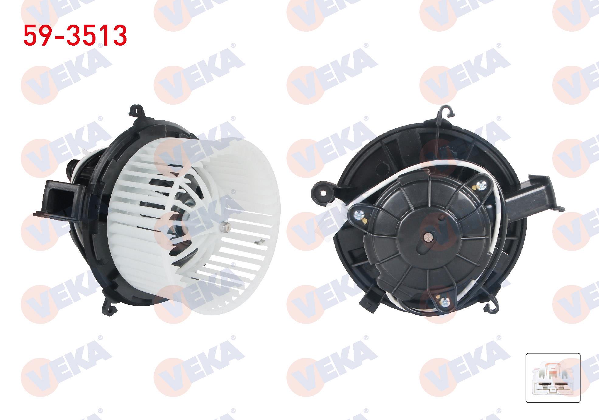 VEKA593513-Kalorifer Motoru