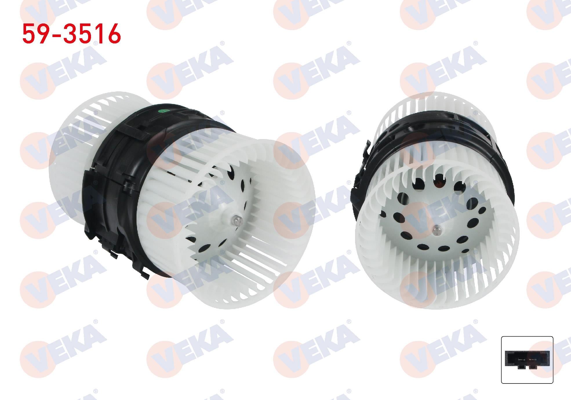 VEKA593516-Kalorifer Motoru