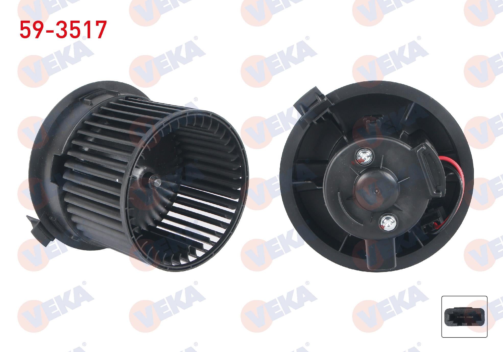 VEKA593517-Kalorifer Motoru