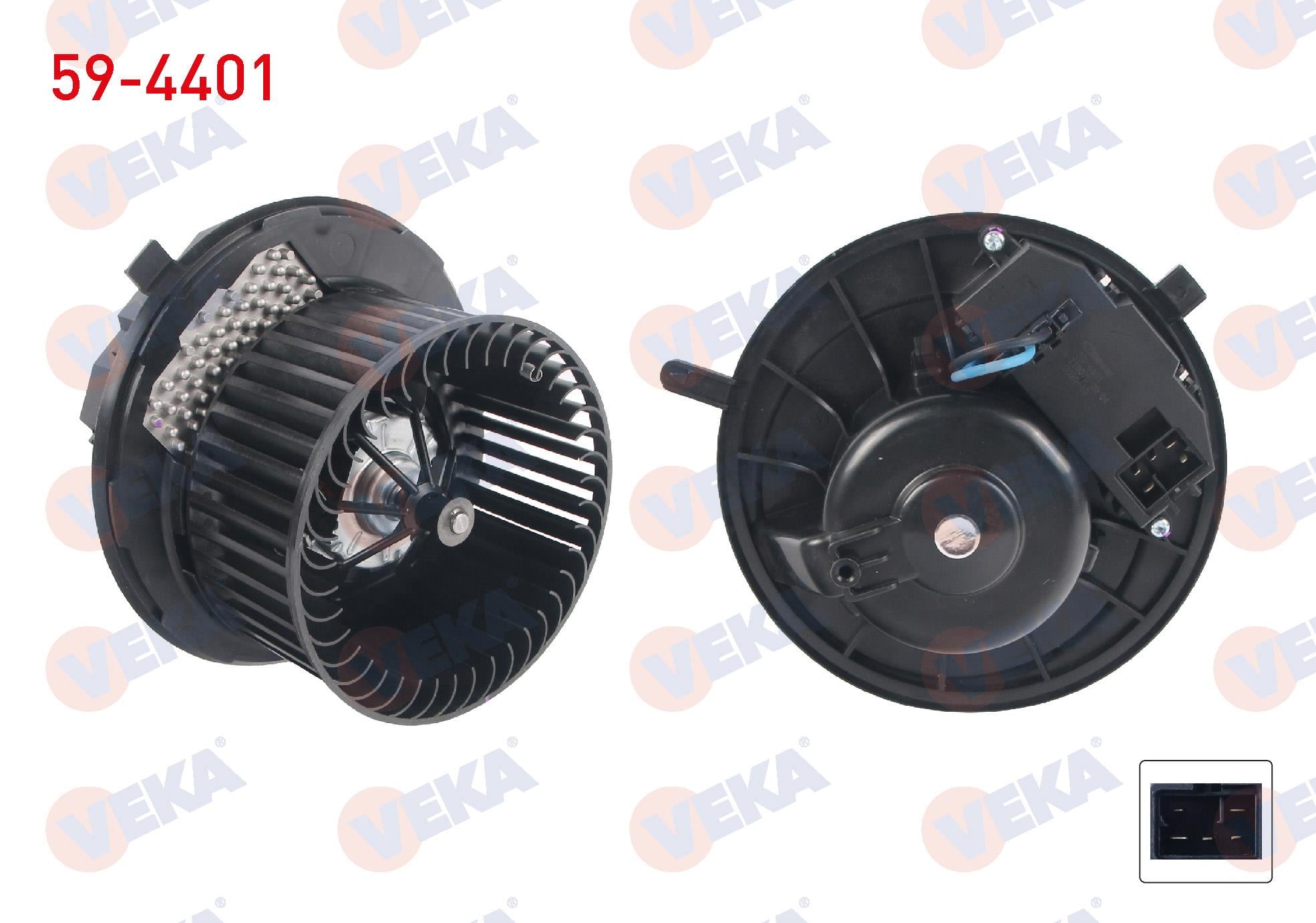VEKA594401-Kalorifer Motoru